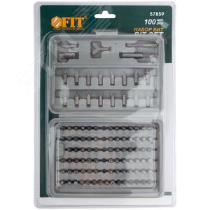 Набор бит 100 шт CrV - фото 3