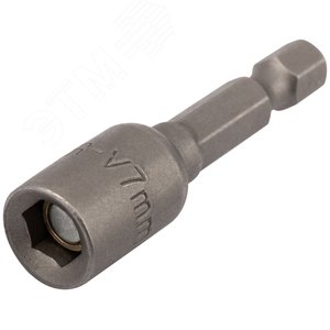 Насадка для шурупов и болтов с 6-грголовкой Профи d=7 мм, L=48 мм - фото 2