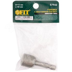 Насадка для шурупов и болтов с 6-грголовкой Профи d=13 мм, L=48 мм - фото 3