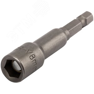 Насадка для шурупов и болтов с 6-грголовкой Профи d=8 мм, L=65 мм - фото 2