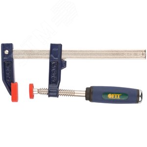 Изображение товара Струбцина тип ''F'' усиленная, мягкая ручка 50х150 мм (шт)