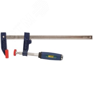 Изображение товара Струбцина тип ''F'' усиленная, мягкая ручка 50х250 мм (шт)