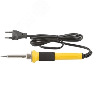 Паяльник 220В, керамический нагревательный элемент,пластиковая ручка, конусное медное жало, 50Вт - фото 5