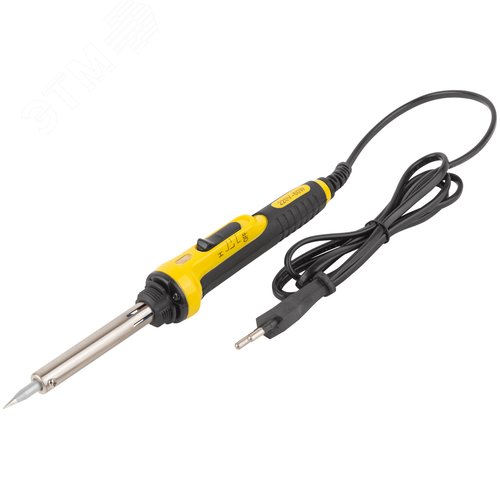 Паяльник, 220 В, два режима работы, световой индикатор, пластиковая прорезиненная ручка, конусное жало, 30/60 Вт - фото 3
