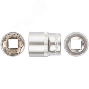 Головка 6-гранная CrV 1/2'' 24 мм - фото 1