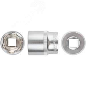 Головка 6-гранная CrV 1/2'' 27 мм - фото 1