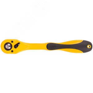 Вороток (трещотка), механизм легированная сталь 40Cr, полностью прорезиненная ручка, 1/2'', 72 зубца - фото 4