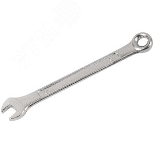 Ключ комбинированный ''Хард'', хромированное покрытие 6 мм - фото 2