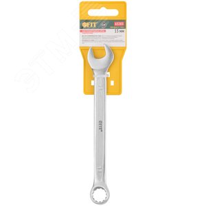 Ключ комбинированный усиленный ''Гранд'', CrV, холодный штамп 13 мм - фото 3