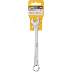 Ключ комбинированный усиленный ''Гранд'', CrV, холодный штамп 14 мм - фото 3