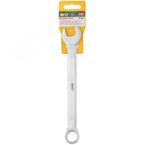 Ключ комбинированный усиленный ''Гранд'', CrV, холодный штамп 18 мм - фото 3