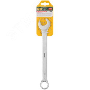 Ключ комбинированный усиленный ''Гранд'', CrV, холодный штамп 21 мм - фото 3