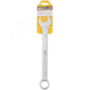 Ключ комбинированный усиленный ''Гранд'', CrV, холодный штамп 24 мм - фото 3