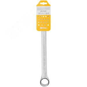 Ключ комбинированный усиленный ''Гранд'', CrV, холодный штамп 27 мм - фото 2