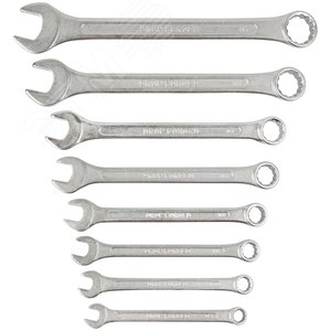 Ключи комбинированные в пластиковом держателе ''Хард'', набор 8 шт (8-19 мм) - фото 2