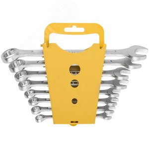 Ключи комбинированные в пластиковом держателе ''Хард'', набор 8 шт (8-19 мм) - фото 4