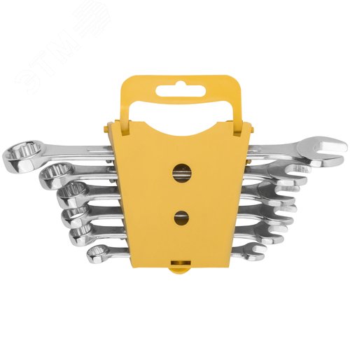 Набор ключей 6шт (8-17мм) в пластик.держателе - фото 4