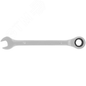 Ключ комбинированный трещоточный, CrV реверсивный механизм 12 мм - фото 1