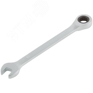 Ключ комбинированный трещоточный, CrV реверсивный механизм 12 мм - фото 2