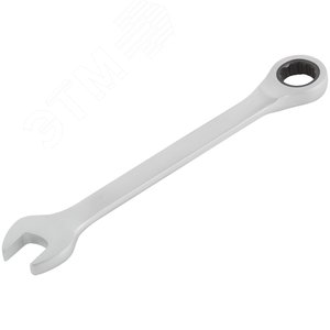 Ключ комбинированный трещоточный, CrV реверсивный механизм 19 мм - фото 2