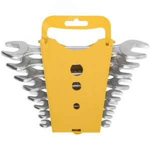Ключи рожковые ''Хард'', набор 8 шт. ( 6-22 мм ) в пластиковом держателе - фото 2