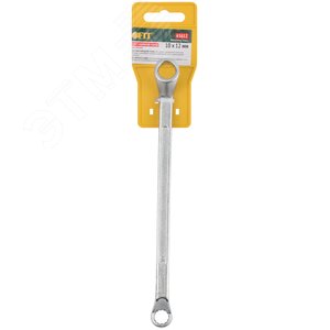 Ключ накидной ''Хард'', хромированное покрытие 10х12 мм - фото 3