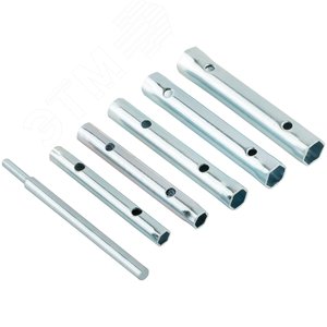 Ключи трубчатые, набор 6 шт (8-17 мм) - фото 2