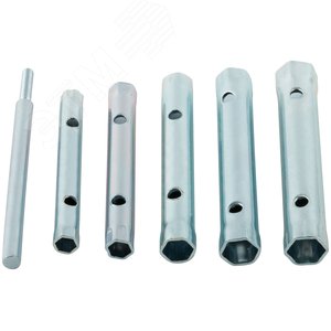 Ключи трубчатые, набор 6 шт (8-17 мм) - фото 4