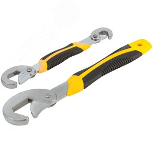 Ключи универсальные, прорезиненные ручки, 2 шт (9-22 мм, 23-32 мм) - фото 2