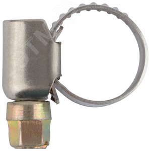 Хомут обжимной (нержавеющая сталь) 9-14 мм - фото 3