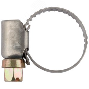 Хомут обжимной (нержавеющая сталь) 10-19 мм - фото 3