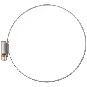 Хомут обжимной (нержавеющая сталь) 80-100 мм - фото 3