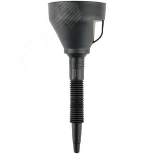 Воронка автомобильная пластиковая 120 мм черная - фото 2