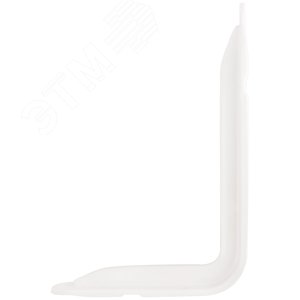 Уголок-кронштейн усиленный белый 140x200 мм (1,0 мм) - фото 2