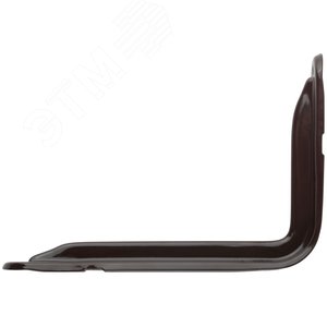 Уголок-кронштейн усиленный коричневый 140x200 мм (1,0 мм) - фото 2