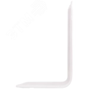 Уголок-кронштейн усиленный белый 230x350 мм (1,0 мм) - фото 2