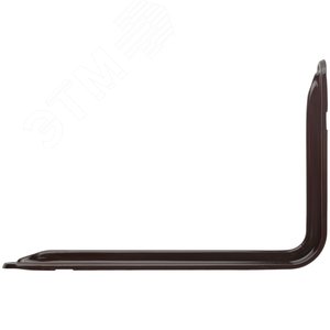 Уголок-кронштейн усиленный коричневый 230 х350 мм (1,0 мм) 65978 FIT - 2