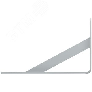 Уголок-кронштейн усиленный белый 250х150 мм - фото 2