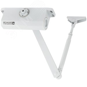 Изображение товара Доводчик дверной ''Фабрика замков'' на стальной тяге, белый 40-60 кг (шт)