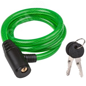 Изображение товара Замок тросовый, диаметр 10 мм, длина 650 мм (шт)