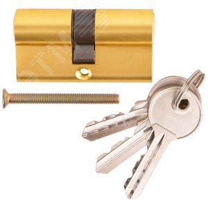 Цилиндровый механизм ''Фабрика замков'' 60 мм, ключ-ключ, латунь - фото 1