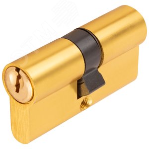 Цилиндровый механизм ''Фабрика замков'' 60 мм, ключ-ключ, латунь - фото 2