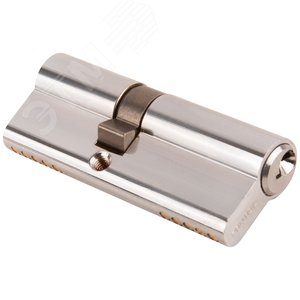 Цилиндровый механизм ''PALLADIUM'' асимметричный, 80 мм, ключ-ключ, хром - фото 2