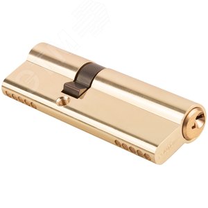 Цилиндровый механизм ''PALLADIUM'' асимметричный, 90 мм, ключ-ключ, латунь - фото 2