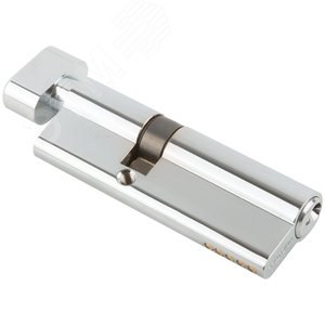 Цилиндровый механизм ''PALLADIUM'' асимметричный, 90 мм, ключ-завертка, хром - фото 2