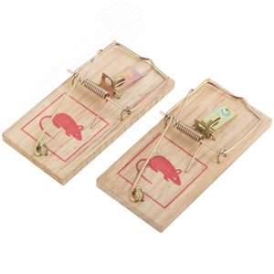 Мышеловки малые 2 шт. 100x45 мм - фото 2