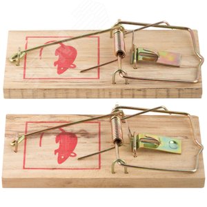 Мышеловки малые 2 шт. 100x45 мм - фото 4