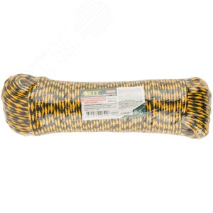 Веревка полиэтиленовая, 1500 текс, 6 мм х 20 м, р/н= 315 кгс - фото 3