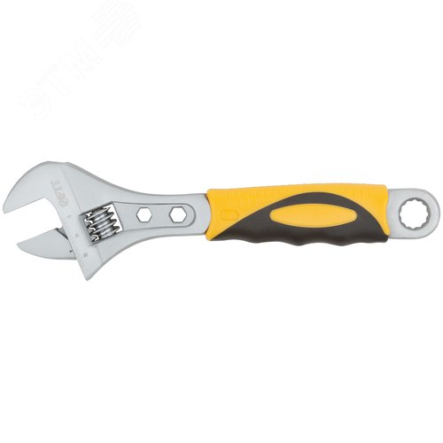 Изображение товара Ключ разводной Классик, шкала, увеличенный захват, прорезиненная ручка 200 мм, 28 мм (шт)