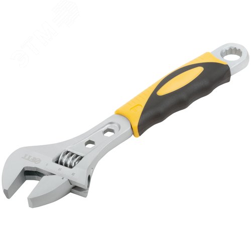 Ключ разводной Классик, шкала, увеличенный захват, прорезиненная ручка 200 мм, 28 мм - фото 2